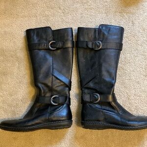 BOC Born Concept Austin Black Leather Tall Boots